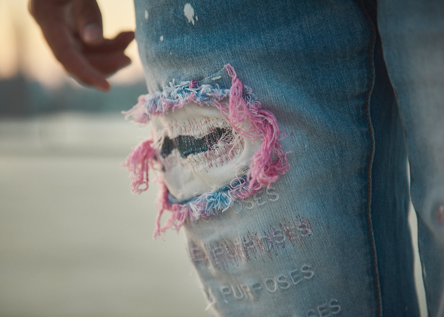 The Flex Denim {Fuchsia}