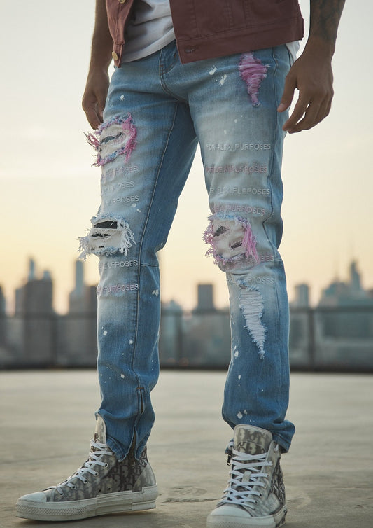 The Flex Denim {Fuchsia}